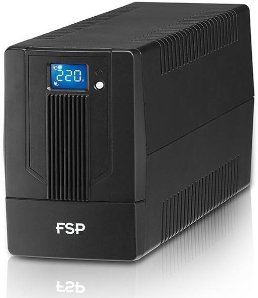 Джерело безперебійного живлення FSP iFP2000, 2000VA/1200W, LCD, RJ45, USB, 2xSchuko + 2xIEC