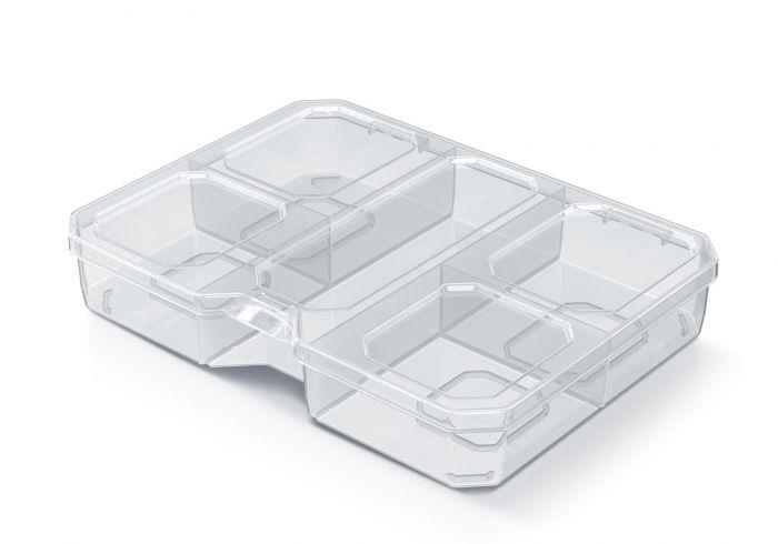 Органайзер Kistenberg SQR Box, 5 відділень, 8", 19.3*14.7*3.5см, поліпропілен