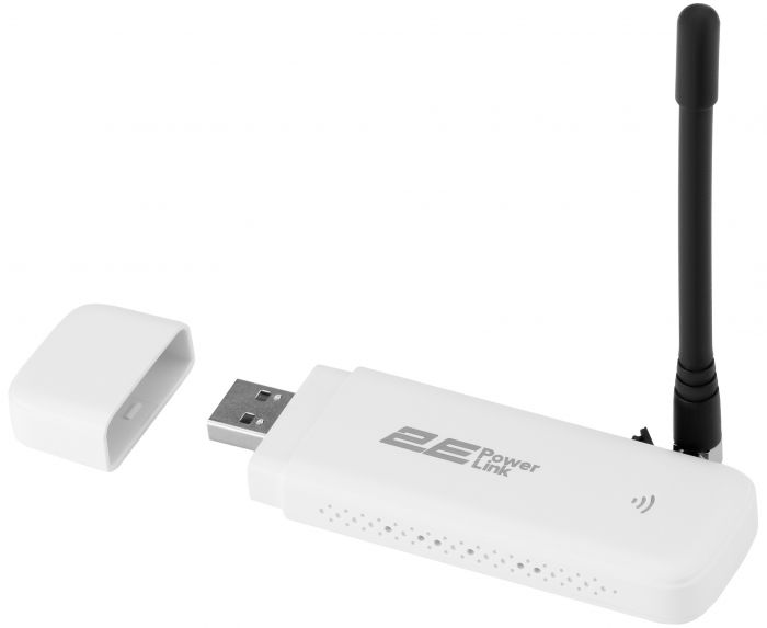 Мобільний маршрутизатор 2E PowerLink (MiFi-1 2024) LTE, Wi-Fi4, 1xUSB, 1xCRC9 білий