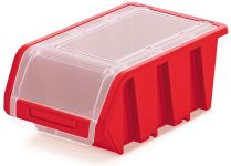 Контейнер для зберігання з кришкою Kistenberg TRUCK PLUS, червоний, 19.5*12*9см, пластик, червоний