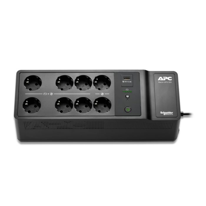 Джерело безперебійного живлення APC Back-UPS 550VA/300W, USB charging port, USB, 6+2 Schuko