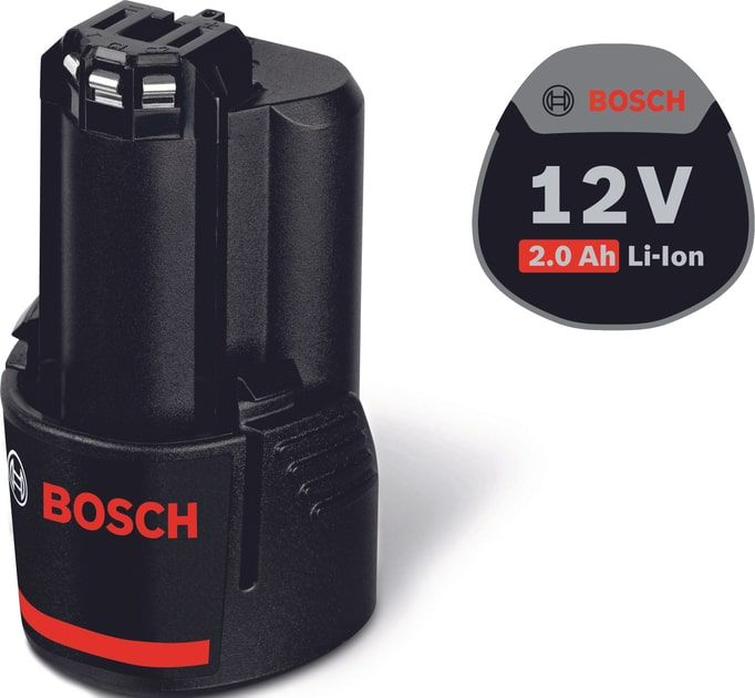 Шурупокрут-дриль акумуляторний Bosch GSB 12В 2х2А·год 30Нм 400·1300об·хв 0.89кг GAL 12V-20 + набір ручного інструменту