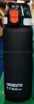 Пляшка для води Ardesto Matte 800мл, пластик, чорний