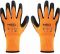 Рукавички робочі Neo Tools, латексне покриття, поліестер, р.9, помаранчево чорні