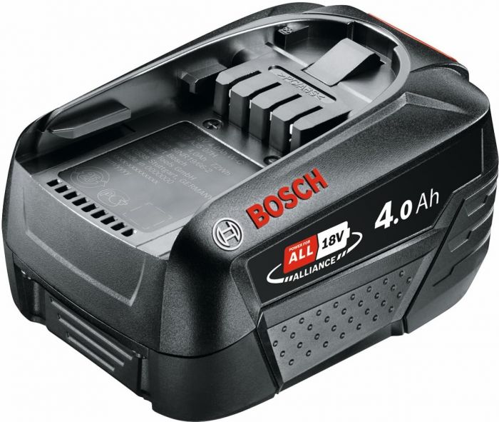 Акумулятор Bosch PBA, 18В, 4А·год, 0.7кг