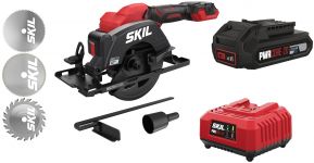 Пила дискова акумуляторна SKIL 3540 CA Compact 20В 1х2.5А·год 120мм 1.8кг