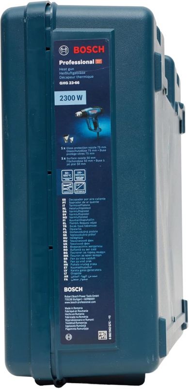 Фен будівельний Bosch Professional GHG 3-66 2300Вт 650°C 150-500л·хв 0.66кг