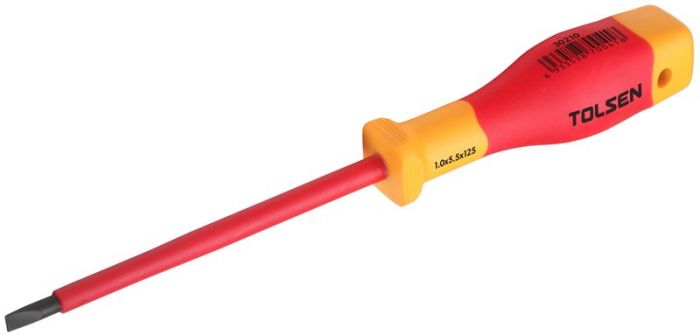 Викрутка Tolsen Premium плоска, діелектрична, 2.5х0.4х75мм