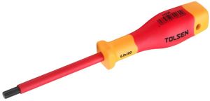 Викрутка Tolsen Premium шестигранна, діелектрична, H4х75мм