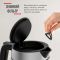 Електрочайник Tefal Glass Kettle 1.7л, скло, з підсвіткою, чорно-срібний Електрочайник Tefal Glass Kettle 1.7л, скло, з підсвіткою, чорно-срібний