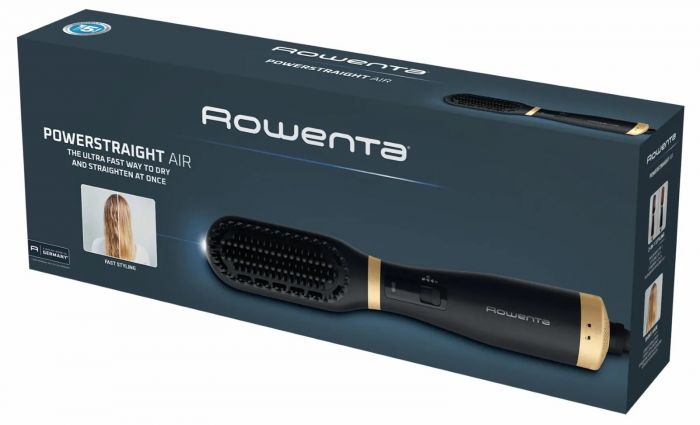 Щітка-випрямляч Rowenta Powerstraight Air, темп.режимів-2, 160-200С, іонізація, кераміка, чорний