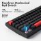 Клавіатура механічна Lemokey  X4 84Key, Keychron Red, USB-A, QMK/VIA, EN/UKR, Red led, чорний