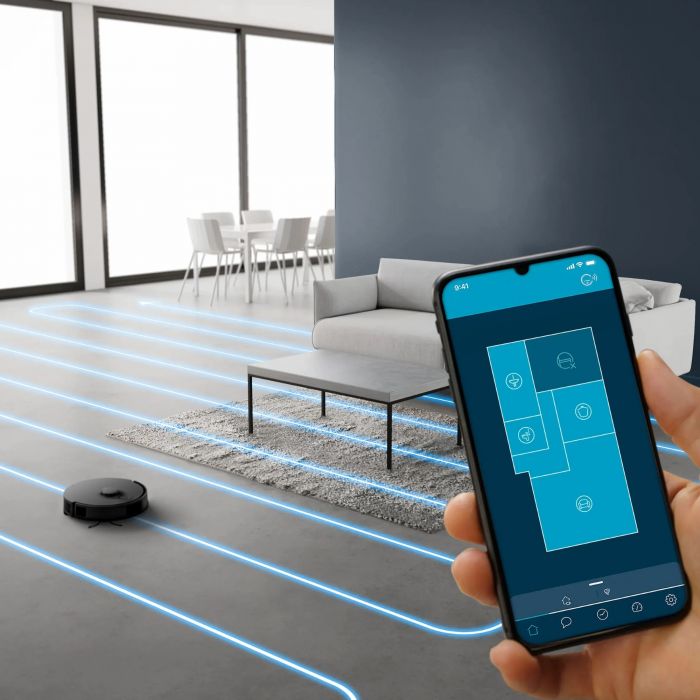 Робот-пилосос Rowenta миючий X-Plorer Serie 135+ Standart, 5000ПаВт, h=9.5см, 0.28л, конт пил -0.29л, вода - вологе прибирання, самоочистка, автон. робота до 120хв, чорний Робот-пилосос Rowenta миючий X-Plorer Serie 135+ Standart, 5000ПаВт, h=9.5см, 0.28л, конт пил -0.29л, вода - вологе прибирання, самоочистка, автон. робота до 120хв, чорний