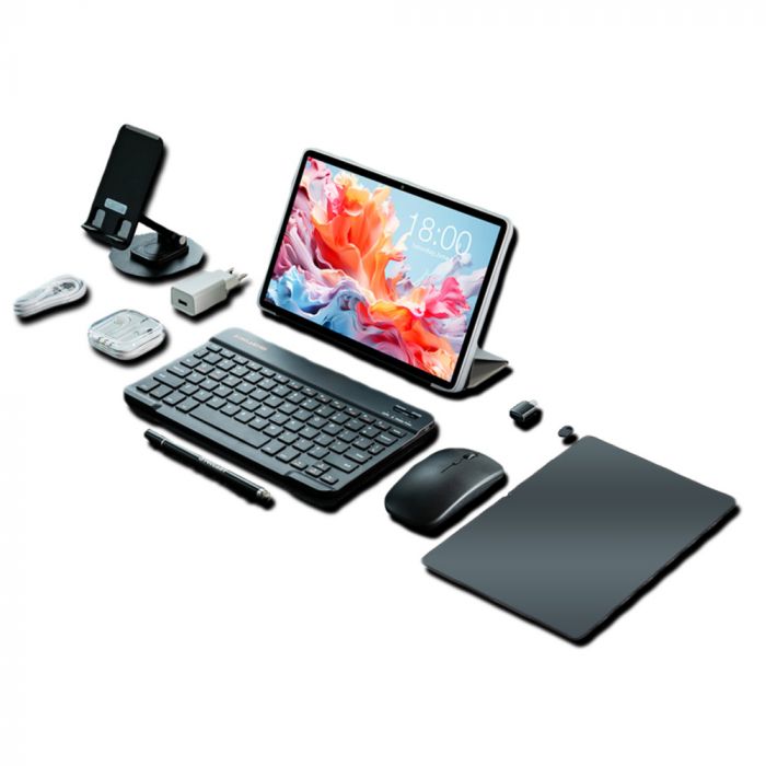 Планшет Teclast P30T KIT 10,1" 4ГБ, 128ГБ, 6000мА•год, Android, сірий