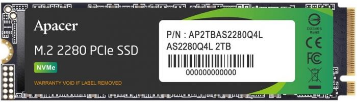 Накопичувач SSD Apacer M.2 2TB  PCIe 4.0 Q4L