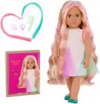 Лялька Our Generation Тессі зі зростаючим різнокольоровим волоссям 46см