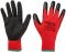Рукавички робочі Neo Tools комплект 12шт, поліестер з латексним покриттям, р.8, червоно-чорний