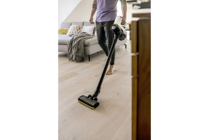 Пылесос Karcher беспроводный VC 4 Cordless myHome, конт пыль -0.65л, автон. раб. до 30мин, вес-2.4кг, белый