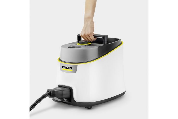 Пароочисник Karcher SC 4 Deluxe Iron, 2200Вт, 1300мл, 4Бар, праска, швабра, білий