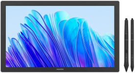 Графічний монітор Huion 19" Kamvas Pro 19,4K  USB-Cх2, 3.5 mini-jack, сірий темний