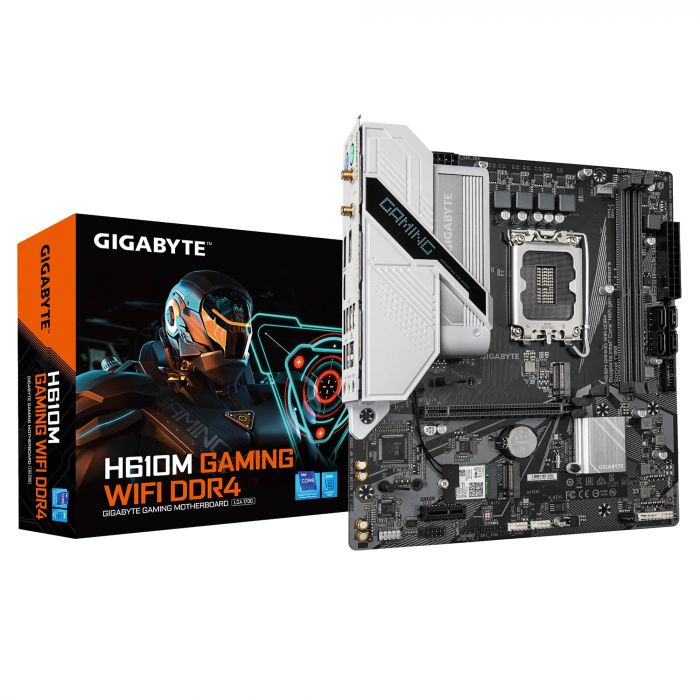 Материнська плата GIGABYTE H610M GAMING WF DDR4 s1700 H610 2xDDR4 M.2 HDMI DP mATX