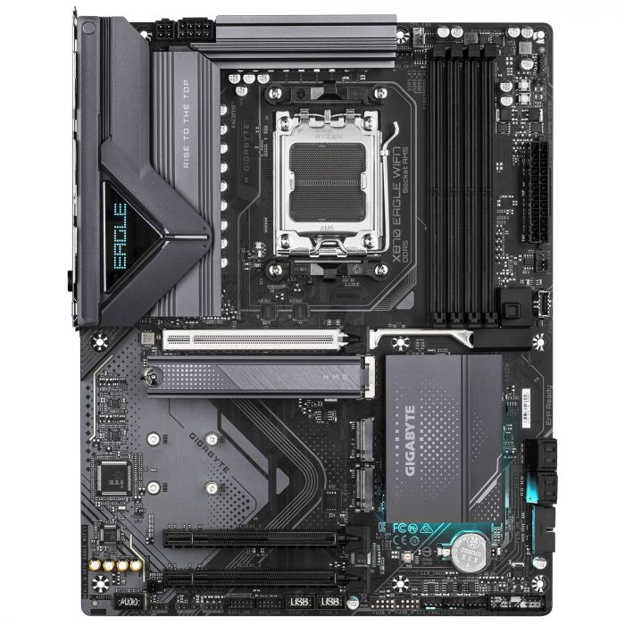 Материнська плата GIGABYTE X870 EAGLE WIFI7 sAM5 X870 4xDDR5 M.2 HDMI DP Wi-Fi BT ATX