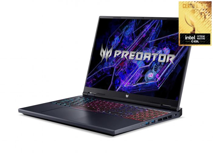 Ноутбук Acer Predator Helios Neo 16 PHN16-72 16" WUXGA IPS, Intel i5-14450HX, 16GB, F1TB, NVD4060-8, Lin, чорний