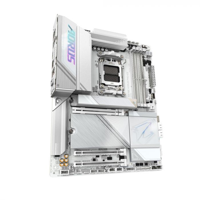 Материнська плата GIGABYTE X870E AORUS PRO ICE sAM5 X870 4xDDR5 M.2 HDMI Wi-Fi BT ATX
