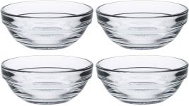 Набір салатників Duralex Gigogn 35мл, 4шт, скло, прозорий