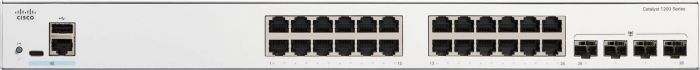 Комутатор Cisco Catalyst 1200 24xGE, Full PoE, 4x1G SFP
