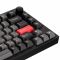 Клавіатура механічна Lemokey  P1 Pro 84Key, Keychron Super Banana, WL/BT/USB-A, QMK/VIA, Hot-Swap, EN/UKR, RGB,  Knob, Carbon Black
