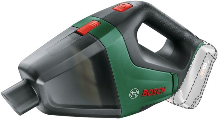 Пилосос професійний акумуляторний Bosch UniversalVac 18, 18В, 9кПа, контейнер 0.5л, 1.3кг без АКБ та ЗП