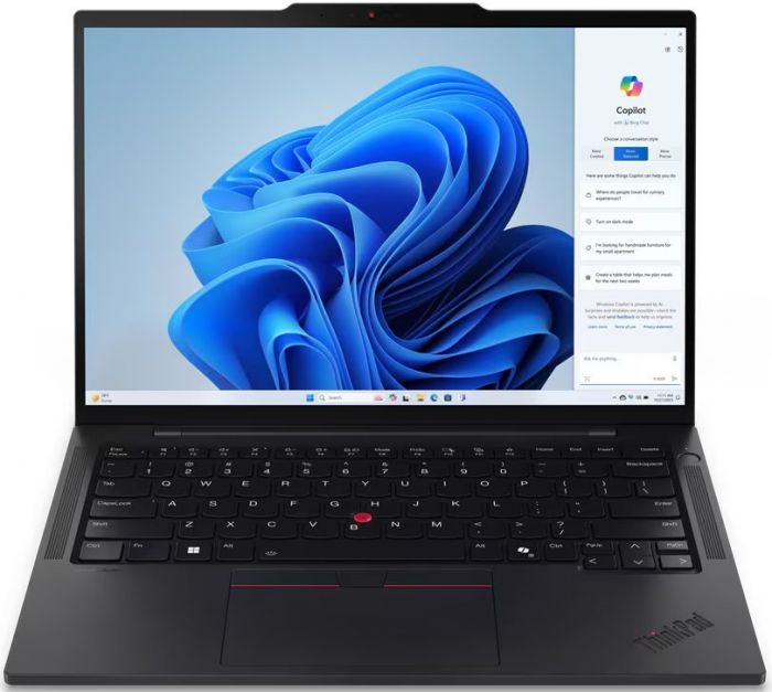 Ноутбук Lenovo ThinkPad T14-G5 14" WUXGA IPS AG, Intel U7-155U, 32GB, F1TB, UMA, DOS, чорний