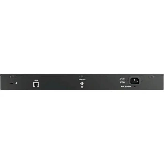 Комутатор D-Link DSS-200G-28MP 24xGE PoE, 4xSFP/GE, 370W, Некерований