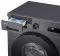 Пральна машина LG фронтальна, 7кг, 1200, A+++, 44см, дисплей, пара, інвертор, чорний
