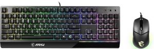 Комплект клавіатура та миша MSI Vigor GK30 COMBO UA USB, EN/UKR/RU, RGB