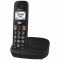 Радіотелефон DECT Panasonic KX-KX-TGU110UAB, чорний