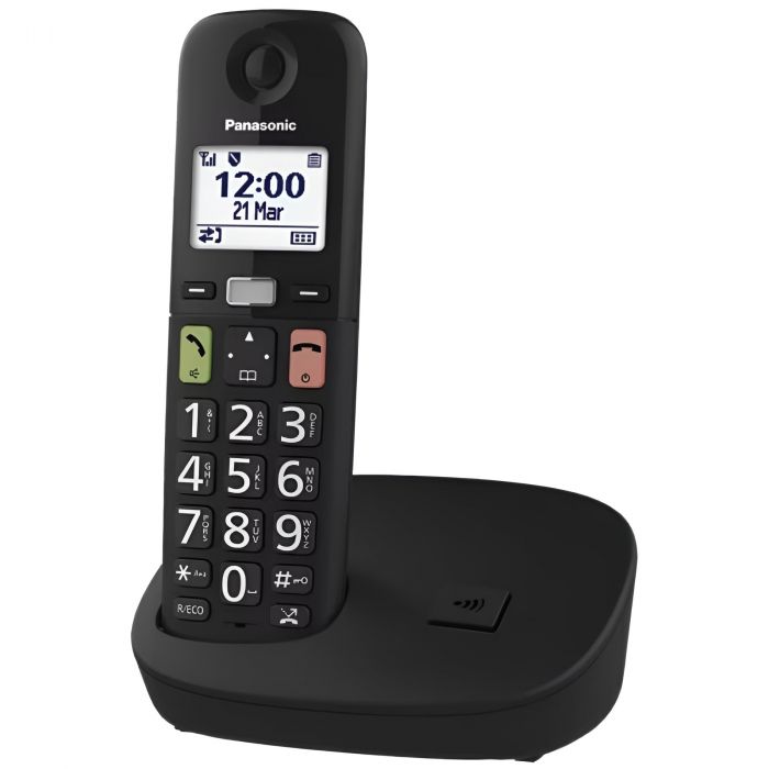 Радіотелефон DECT Panasonic KX-KX-TGU110UAB, чорний