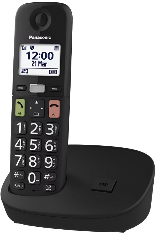 Радіотелефон DECT Panasonic KX-KX-TGU110UAB, чорний