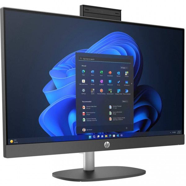 Комп'ютер персональний моноблок HP 245-G10 23.8" FHD IPS AG, AMD R7-7730U, 16GB, F512GB, UMA, WiFi, кл+м, DOS, чорний