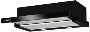 Витяжка Hansa телескопічна, 60см, 389м3ч, чорний