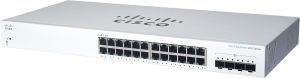 Комутатор Cisco CBS220 24xGE, 4x10G SFP+, Smart