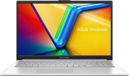 Ноутбук ASUS Vivobook GO E1504GA-BQ115 15.6" FHD IPS, Intel i3-N305, 8GB, F512GB, UMA, NoOS, Сріблястий