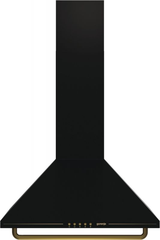 Витяжка Gorenje купольна, 60см, 650м3ч, чорний