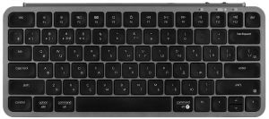 Клавіатура мембрана Keychron B1 Pro, USB/WL/BT, space gray