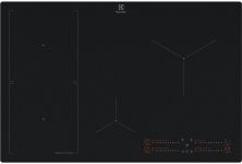 Варильна поверхня Electrolux індукційна, 80см, розширена зона, датчик кипіння, Hob2Hood, чорний матовий