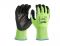 Рукавички робочі Milwaukee, smartswipe, поліуретан/спандекс/поліестер, р.10, зелено чорні