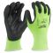 Рукавички робочі Milwaukee, smartswipe, поліуретан/спандекс/поліестер, р.10, зелено чорні