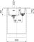 Мийка кухонна Franke Maris, фраграніт, прямокутник, без крила, 553х433х200мм, чаша - 1.5, під стільницю, MRG 160, онікс