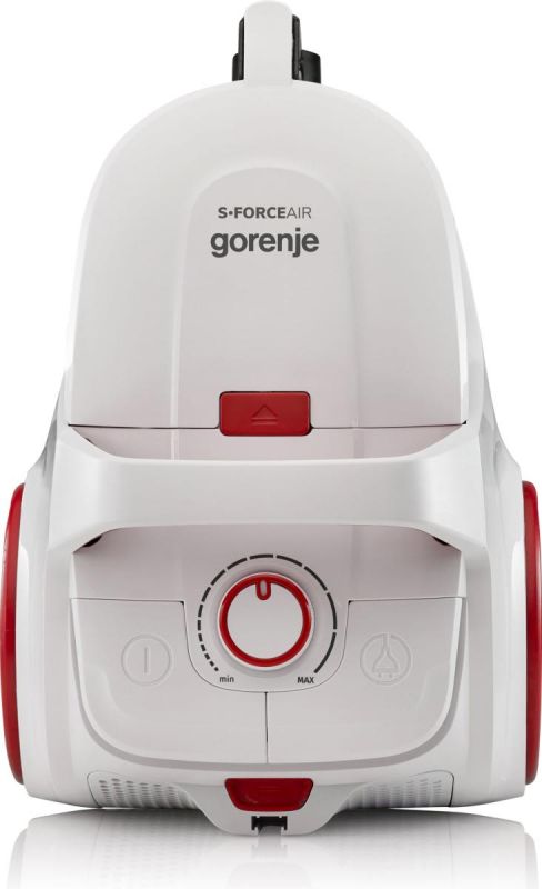 Пилосос Gorenje контейнерний, 850Вт, конт пил -3л, HEPA, телескоп трубка, білий